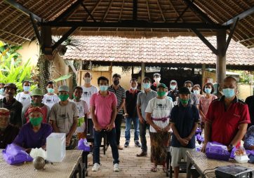 Dosen dan Mahasiswa Polnas Prodi UPW mengadakan Study Tour dan Pengabdian Masyarakat di Desa Tunjuk