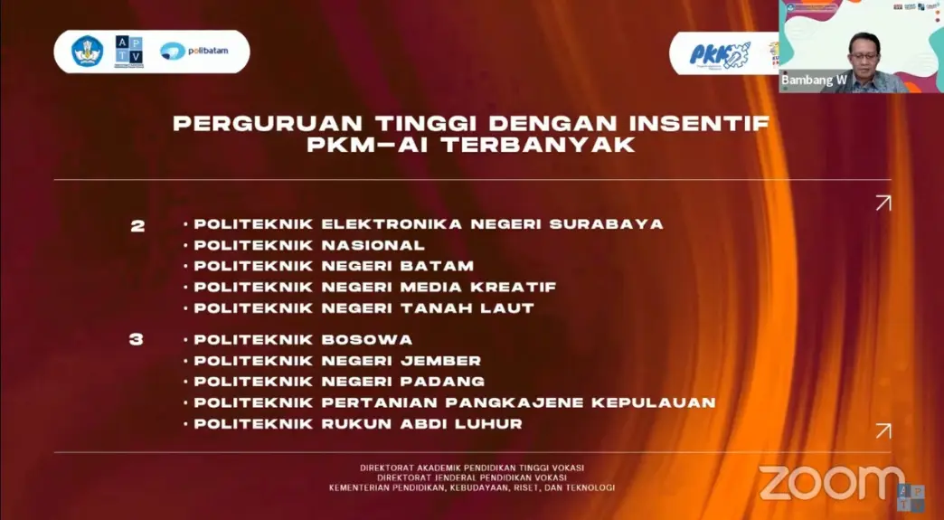 Politeknik Nasional Raih Prestasi di Apresiasi PKM Vokasi 2024 (1)
