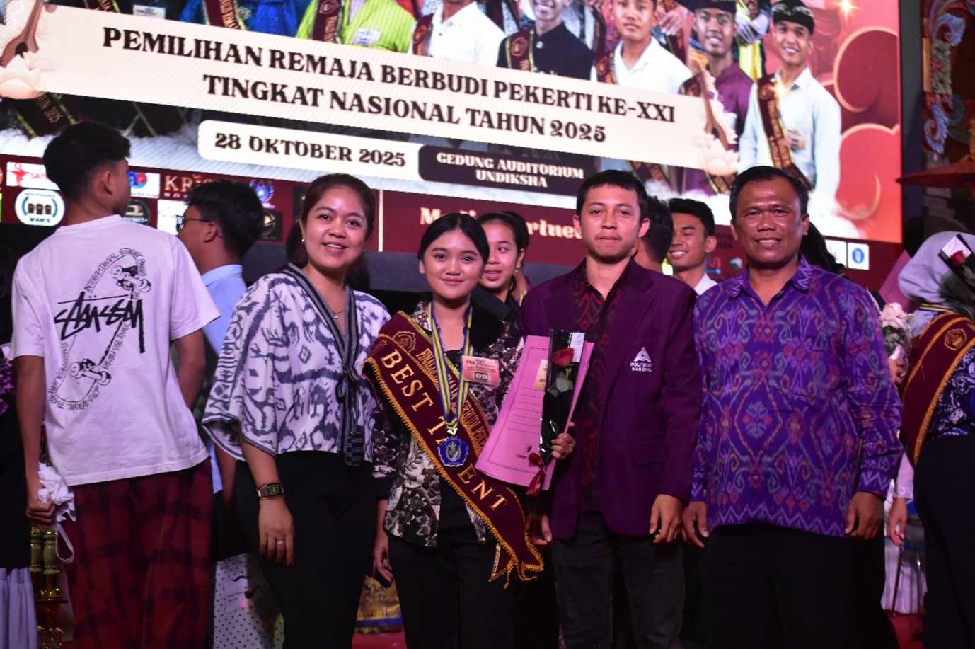 Mahasiswa Politeknik Nasional Raih Prestasi di Ajang Pemilihan Remaja Berbudi Pekerti XXI 2025